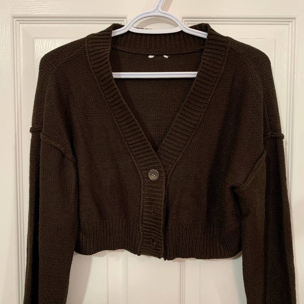 Garage Cropped Cardigan